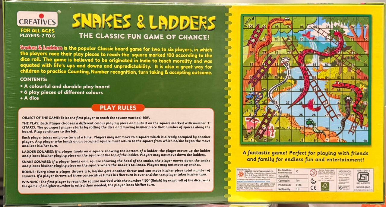 Snake & Ladders The Fun of Classic Game