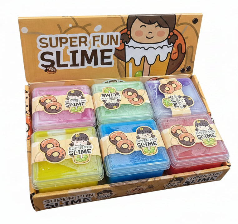 Colorful Super Fun Slime toy from Generic, showcasing vibrant, stretchy slime in a playful, textured form with a smooth surface. Main image