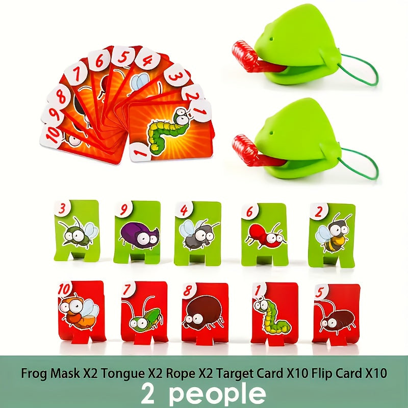 Frog Mouth Spit Tongue Board Game by Generic, featuring colorful game pieces and a game board with frog-themed design.