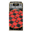 Playzokids Merchant Ambassador Classic Checkers game with black and red checkered board and game pieces for strategic play.
