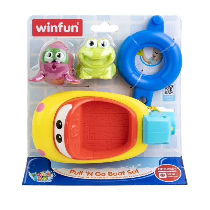 Winfun Pull N Go Boat Set Main image