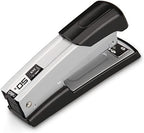 Black and white Playzokids Deli 24/6 and 26/6 stapler with 50-sheet capacity, designed for office or school use.