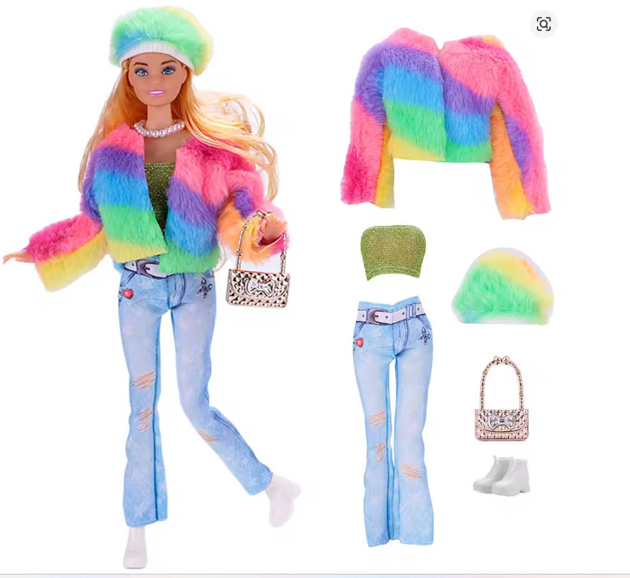 Generic Barbie Fashion Doll BT-04 toy with stylish outfit and blonde hair, perfect for imaginative play and collection. Main image