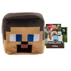 Minecraft Mini Mode soft toy by Mattel featuring a pixelated character figure from the popular Minecraft game.