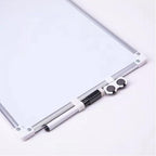 Playzokids Deli Double Sided White Board Slime Frame 30x40, versatile whiteboard with slime frame for kids' creative activities.
