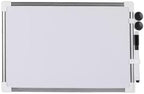 Playzokids Deli Double Sided White Board Slime Frame 30x40 with writable surface and colorful slime frame for kids' creativity.