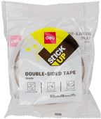 Playzokids Deli double-sided tape, 18mm x 9m, shown on a white background ready for crafting or bonding projects.