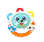 Winfun Baby Shaker Tambourine with colorful handle and jingling metal cymbals, designed for infants to shake and play music.