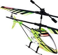 Green Carrera RC Chopper 2.0 toy helicopter with detailed rotor blades and sleek design, perfect for remote control enthusiasts. Main image