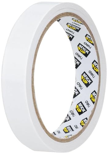 Playzokids Deli Double Sided Tape 18mm x 9m, adhesive tape shown in the image for craft and bonding projects