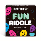 SMILE TALK Fun Riddle Card Game with colorful cards and playful riddles, perfect for family and friends' entertainment.