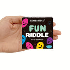 SMILE TALK Fun Riddle Card Game featuring colorful cards with playful riddles for family and friends entertainment.