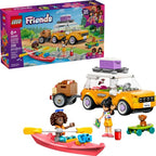 LEGO Friends hip road-trip travel car 42659, colorful toy vehicle with mini-figures, perfect for imaginative play and travel adventures.