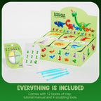 Air dry clay kit by Playzokids featuring dinosaur-themed Montessori educational toys for creative play and learning.