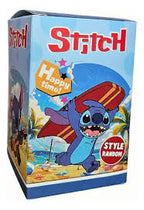 Stitch Surprise Figure from Disney featuring Stitch character, collectible toy with vibrant colors and detailed design.