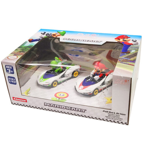 CARRERA PULL N SPEED MARIO KART P-WING TWINPACK