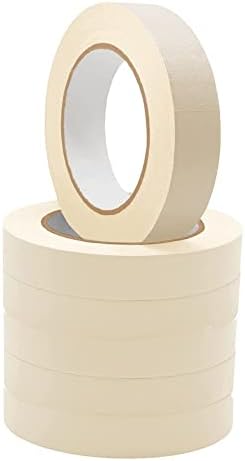 Playzokids masking tape 1"x30 yards with 135 micron thickness, showing colorful tape rolls suitable for arts and crafts projects. Main image