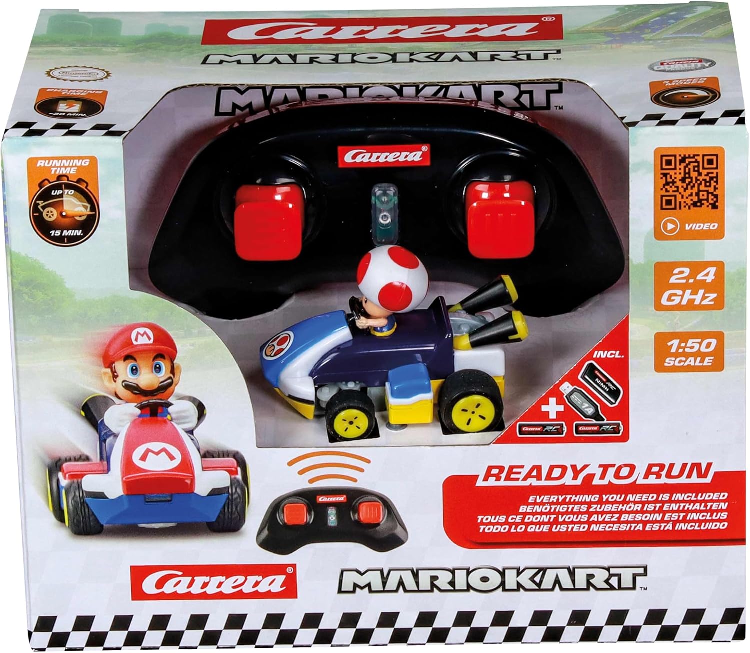 Carrera Mario Kart(TM) Mini RC, Toad (Paperbox) Secondary image