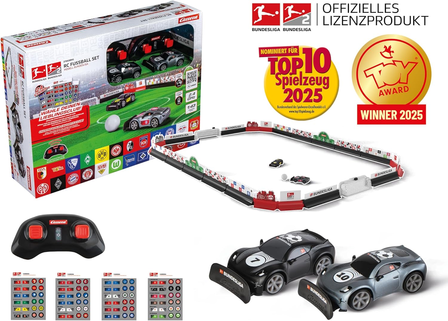 Carrera RC 24GHz Bundesliga  SOCCER Set