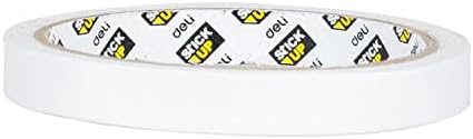 Playzokids Deli double-sided tissue tape, 80m x 12mm, showing the roll with the adhesive surface and packaging. Main image