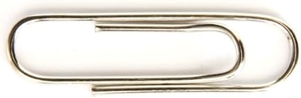 Silver 29mm Deli Paper Clips from Playzokids, stacked neatly, ideal for organizing papers and office supplies.