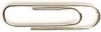 Silver 29mm Deli Paper Clips from Playzokids, stacked neatly, ideal for organizing papers and office supplies.