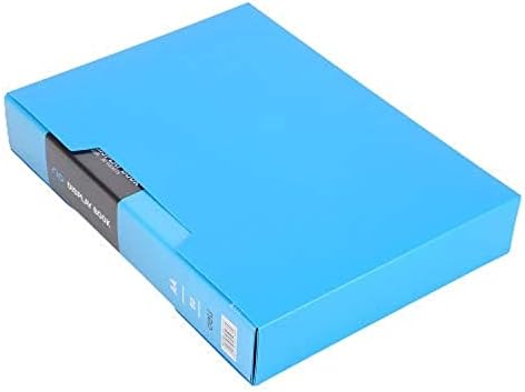 Playzokids Deli Rio A4 display book with 80 transparent pockets and carrying case for organizing documents and artwork. Main image