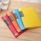 Playzokids Deli Rio A4 Display Book with 30 transparent pockets for organizing and storing papers and documents.