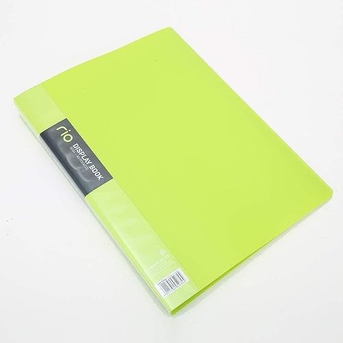 Playzokids Deli Rio A4 display book with 40 transparent pockets for organizing documents and artwork.