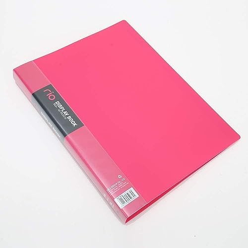Playzokids Deli Rio A4 display book with 40 transparent pockets for organizing papers and documents.