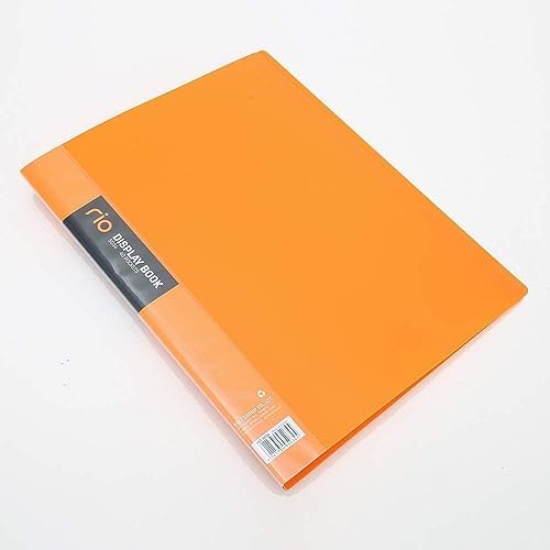 Playzokids Deli Rio A4 Display Book with 40 clear pockets, ideal for organizing documents or artwork.