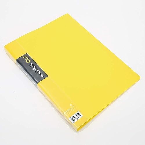 Playzokids Deli Rio A4 display book with 40 transparent pockets for organizing documents and artwork. Main image
