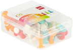 Colorful Playzokids Deli Colored Push Pin set with 35 pins for bulletin boards and crafts, vibrant and easy to use.