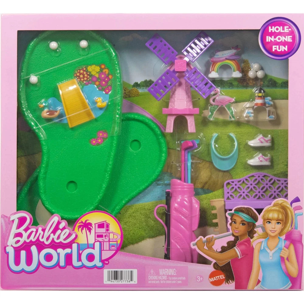 Barbie World Mini Golf Toy Playset