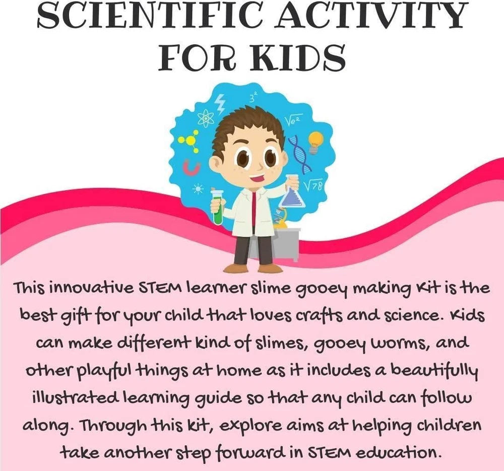 Explore STEM Learner My Slime Gooey Lab toy with colorful slime and tools for hands-on science and creative play.
