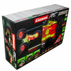 Carrera R/C Turnator glow-in-the-dark toy car, 1:16 scale, with vibrant lighting and detailed design for kids' remote control racing.