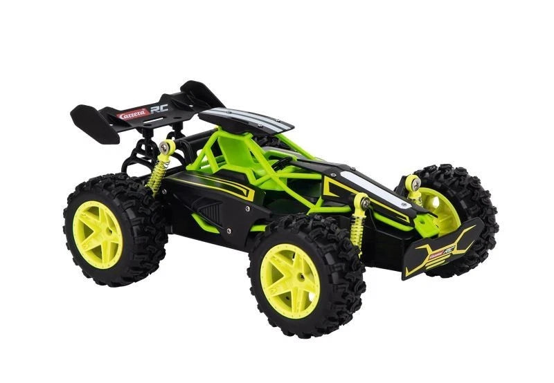 Carrera Lime Buggy RC vehicle with 2.4GHz remote control, toy off-road car for kids, bright green and durable design Main image