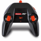 Carrera R/C Turnator glow-in-the-dark toy car in 1:16 scale, featuring sleek design and illuminated details for nighttime play.