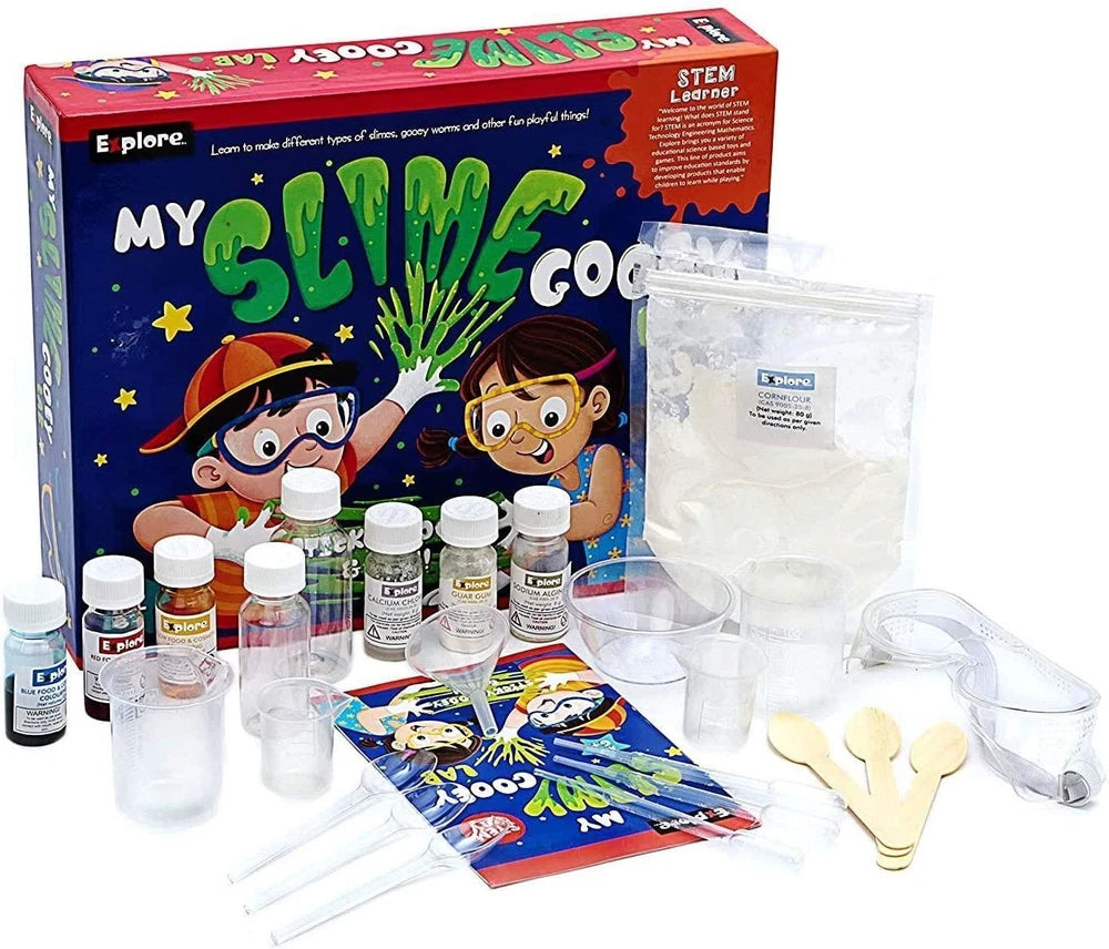 Explore STEM Learner My Slime Gooey Lab toy with colorful slime and tools for educational fun and creative slime making activities. Main image