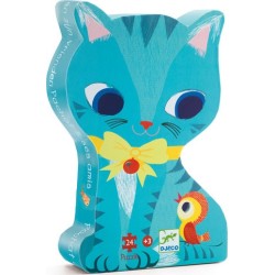 Silhouette of Tanny Kids Funny Rattle toy featuring Pachat and friends, designed for infants and young children.
