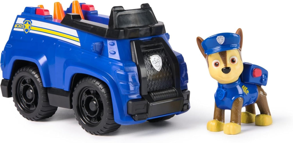 PAW PATROL, Police Vehicle with Chase Toy Figure