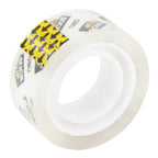 Playzokids Deli Stationery Tape 18mm x 20 yards, 38 meters, in a tube, showing the clear adhesive tape on a roll.