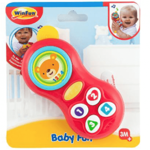 Winfun Baby Fun Phone toy with colorful buttons and playful design, suitable for infant development and early learning.
